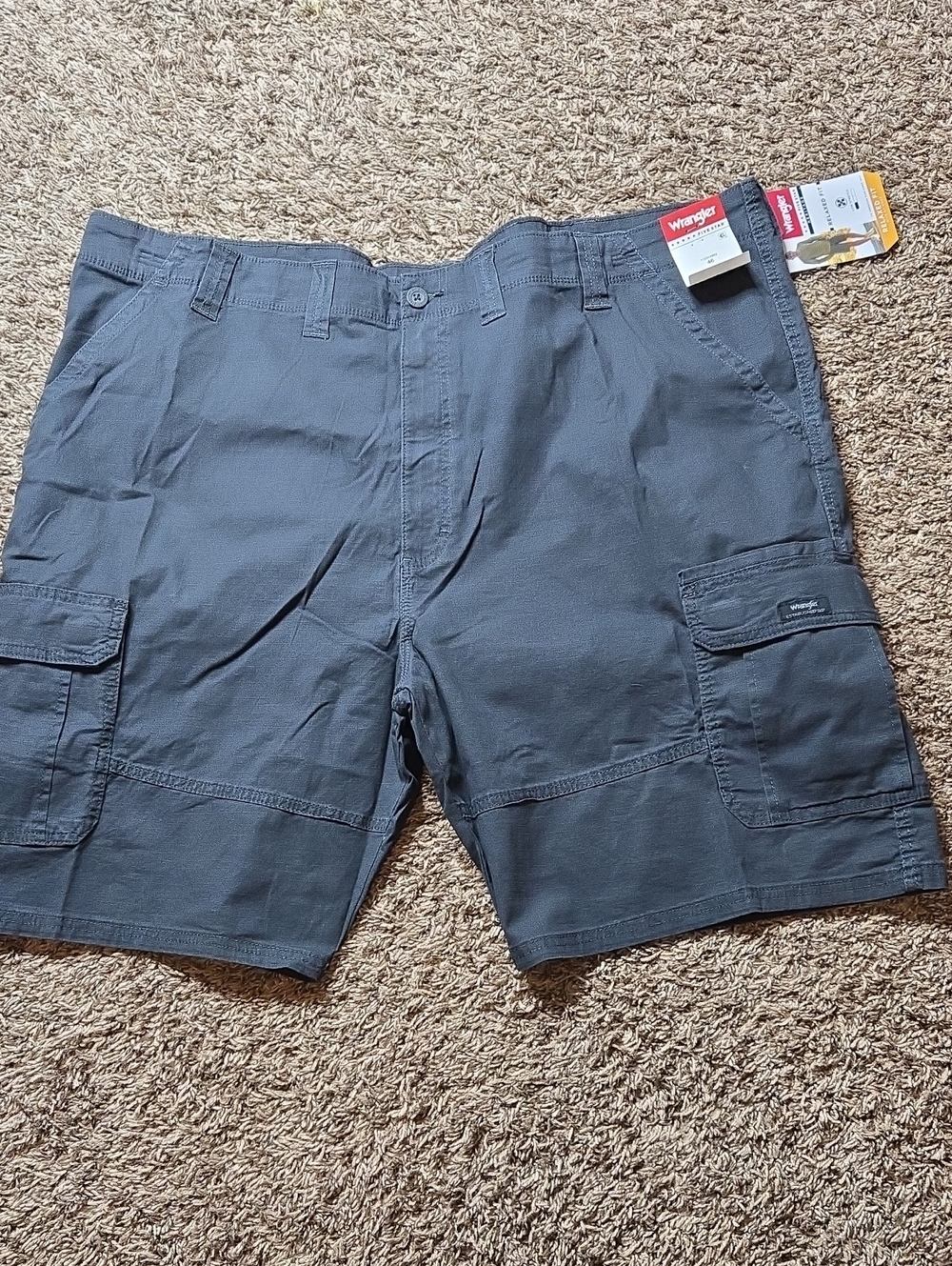 Wrangler Heritage Five Star Size 46 Plus Size Relaxed Fit Cargo Shorts